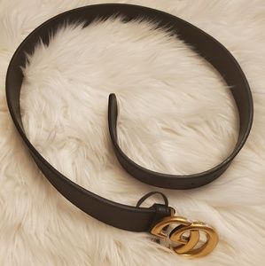 Gucci GG 105 CM woman's belt block/gold